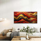 Surreal Geometric Shapes Desert Wall Art Canvas Office Home Room Framed 80x45cm
