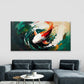 Abstract Koi Fish Painting Wall Art Canvas Office Home Room Framed 120x60cm