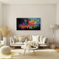 Abstract of A Colorful Flower Wall Art Canvas Office Home Room Framed 120x60cm