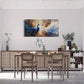 Nature Wild Animal Aesthetic Wall Art canvas office home room framed 120x60cm