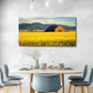 Summer Sunset Old Barn Rye Field Rural Montana Wall Art canvas office home room framed 120x60cm