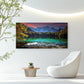 Stunning Turquoise Lake View Wall Art Canvas Office Home Room Framed 120x60cm