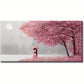 Pink Tree Romantic Couple Natural Scenery Wall Art canvas office home room framed 120x60cm