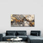Dark Marble & Gold Abstract Wall Art Canvas Office Home Room Framed 80x45cm