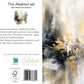 Black White & Gold Abstract Greeting Card - The Abstract Set - 10 Pcs