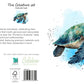 Turtle with Coral Greeting Card - The Creatures Set - 10 Pcs