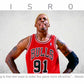 Dennis Rodman Basketball Panorama Stretched Canvas Wall Art wall art