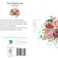 Rose Bouquet Greeting Card - The Floral Set - 10 Pcs