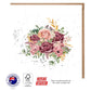 Rose Bouquet Greeting Card - The Floral Set - 10 Pcs