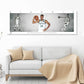 Giannis Antetokounmpo Basketball Panorama Stretched Canvas Wall Art wall art