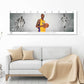 Kobe Bryant Basketball Panorama Stretched Canvas Wall Art wall art