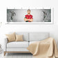 Cristiano Ronaldo Football Panorama Stretched Canvas Wall Art wall art