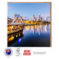 Melbourne City & Yarra River at Night Greeting Card - The Scenery Set - 10 Pcs