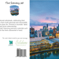 Melbourne City Skyline at Twilight Greeting Card - The Scenery Set - 10 Pcs