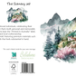 House and Mountains Watercolor Greeting Card - The Scenery Set - 10 Pcs