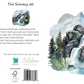 Waterfall Watercolor Greeting Card - The Scenery Set - 10 Pcs