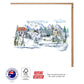 Snowy Village Greeting Card - The Scenery Set - 10 Pcs