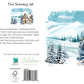 House and Snowy Mountains Greeting Card - The Scenery Set - 10 Pcs