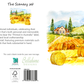 Harvest Field Watercolor Greeting Card - The Scenery Set - 10 Pcs