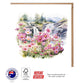 Waterfall and Flowers Greeting Card - The Scenery Set - 10 Pcs