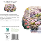 Beautiful Flowers with Waterfall Greeting Card - The Scenery Set - 10 Pcs