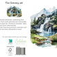 Waterfall and Mountain Greeting Card - The Scenery Set - 10 Pcs