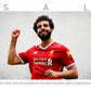 Mohamed Salah Football Panorama Stretched Canvas Wall Art wall art