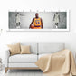 Shaquille O'Neal Basketball Panorama Stretched Canvas Wall Art wall art