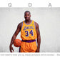 Shaquille O'Neal Basketball Panorama Stretched Canvas Wall Art wall art