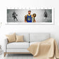 Stephen Curry Basketball Panorama Stretched Canvas Wall Art wall art