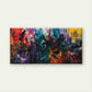 Abstract Colorful Galaxy Wall Art Canvas Office Home Room Framed 120x60cm
