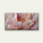 Soft Pink Peony Blossom Wall Art Canvas Office Home Room Framed 120x60cm