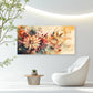 Elegant Botanical Bloom Paint Wall Art Canvas Office Home Room Framed 80x45cm