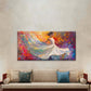 Eternal Dance Of Vibrant Colors Wall Art Canvas Office Home Room Framed 120x60cm