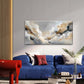 Abstract Soft Neutral Clouds Wall Art Canvas Office Home Room Framed 120x60cm