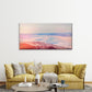 Aerial View Of Snow Mountains Wall Art Canvas Office Home Room Framed 120x60cm