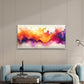 Abstract Swirling Watercolor Wall Art Canvas Office Home Room Framed 120x60cm
