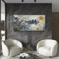 Bird Pine Moon Branch Wall Art Canvas Office Home Room Framed 80x45cm