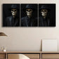 3pcs Skeleton in Suit Metal Print Ready to Hang Art