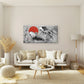 Abstract Japanese Koi Fish Wall Art Canvas Office Home Room Framed 120x60cm