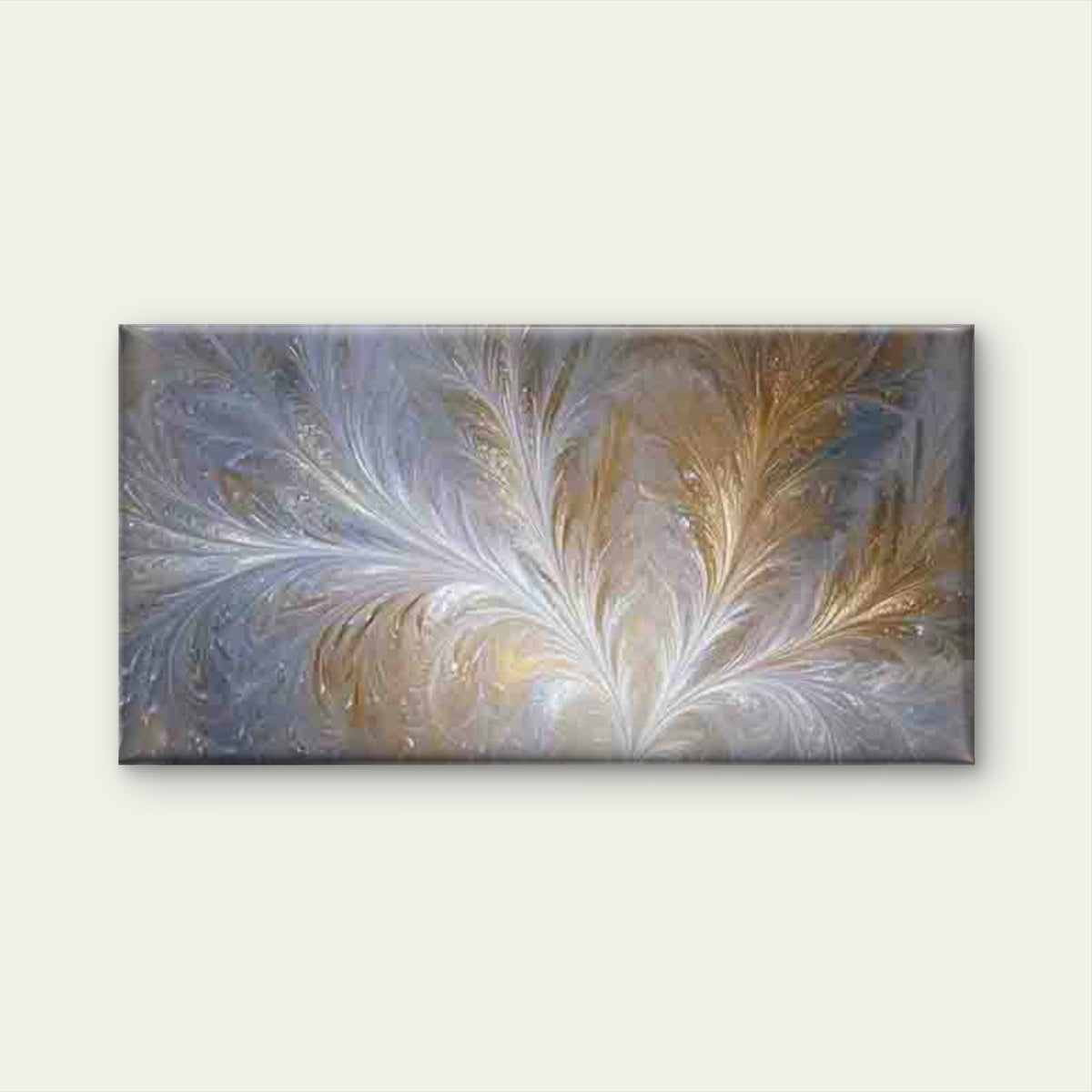 Abstract Patterns in Nature Wall Art Canvas Office Home Room Framed 80x45cm