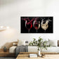 Red White And Rosé Wine Glass Wall Art Canvas Office Home Room Framed 120x60cm