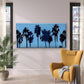 Minimalist Palm Tree Artwork Wall Art Canvas Office Home Room Framed 120x60cm