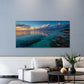 Waters & Turquoise Coast Sunset Wall Art Canvas Office Home Room Framed 120x60cm