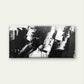 Black And White Abstract Wall Art Canvas Office Home Room Framed 120x60cm