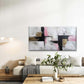 Abstract Geometric Design Wall Art Canvas Office Home Room Framed 80x45cm