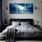 3pcs Charm of Light Wall Art Set Canvas Framed 60x900cm - High Quality Print 100% Australian Made Wall Canvas Ready to Hang