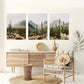 3pcs Arizona Desert, Southwestern Mexican Nature Metal Print Ready to Hang Art