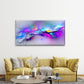 Abstract Nature Flowing Lines Wall Art Canvas Office Home Room Framed 120x60cm