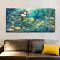 Vivid Floral and Mystical Design Wall Art wall canvas office home room framed 80x45cm